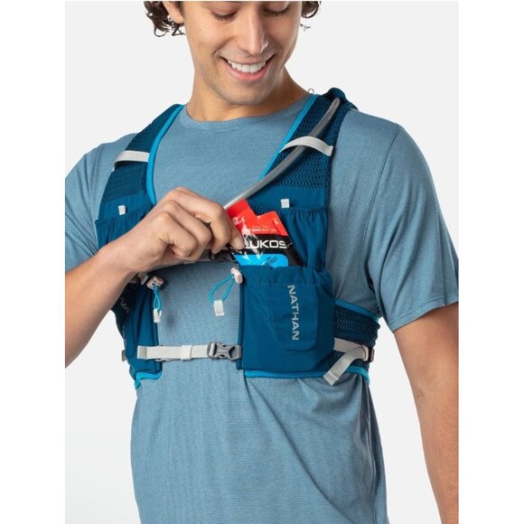 Nathan Vapor Air Lite 4L L- XXL Unisex Marine Blue NWT Hydration Vest $130 - Picture 3 of 13